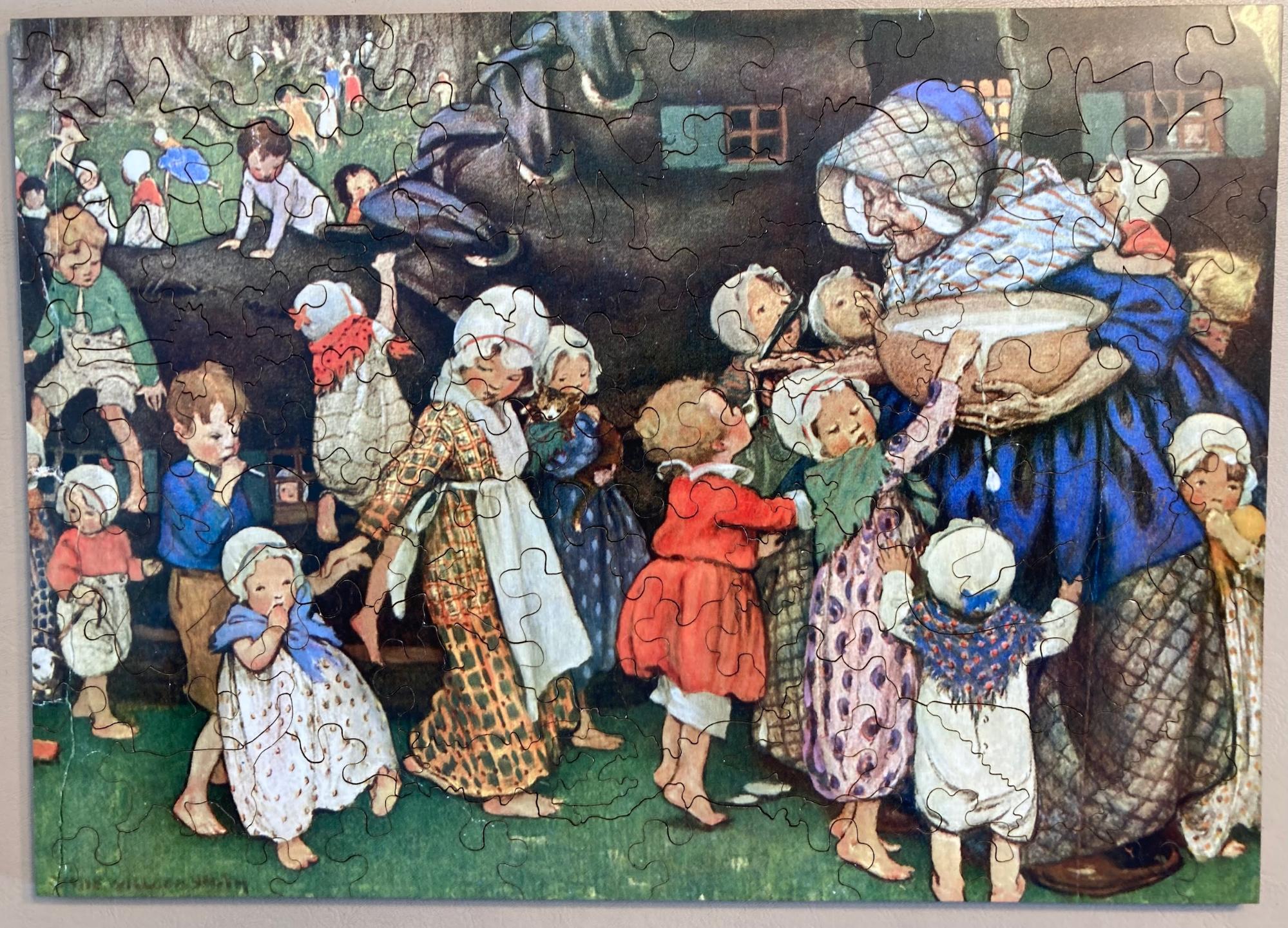 picture of Old Woman in Shoe by Little Liberty Puzzles