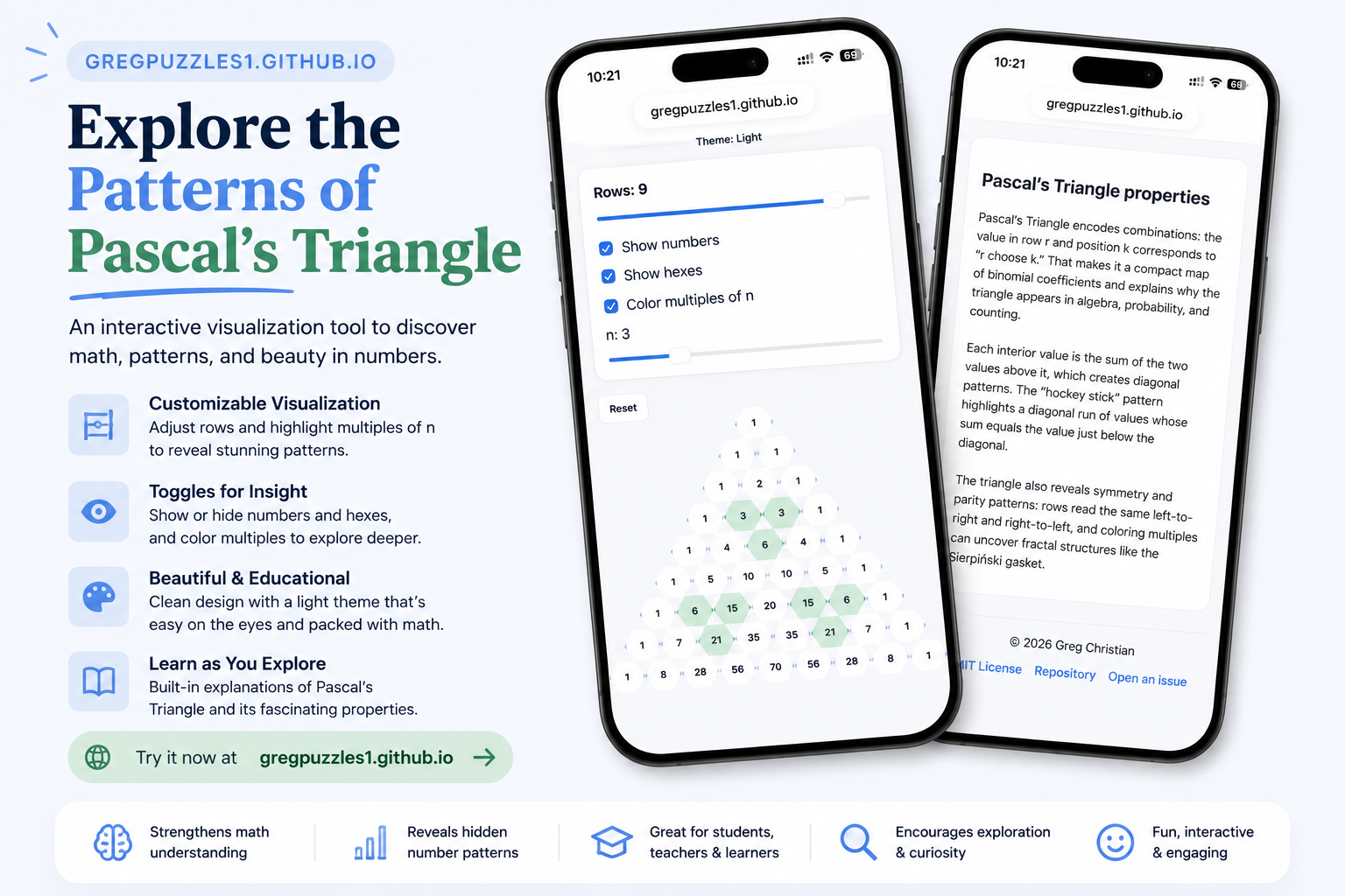Triangle Elearning System Pascal's Triangle Learning Tool · Tech Trail Pulse
